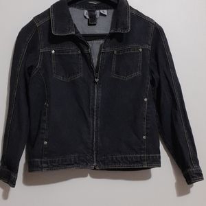 💚Amy Byer black jean jacket xl